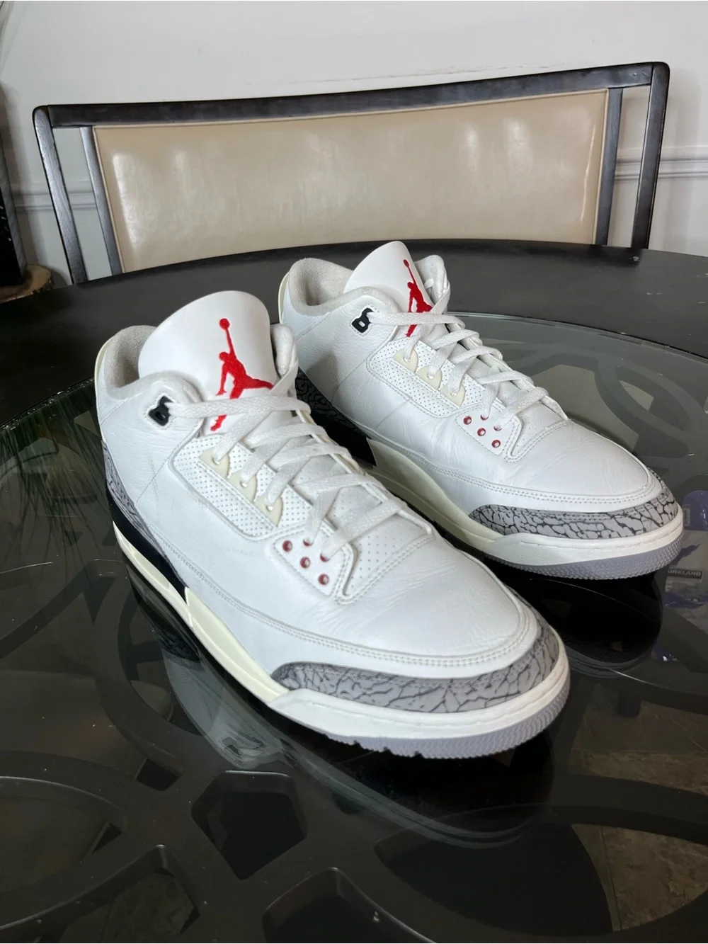 Nike Air Jordan 3 Retro White Cement Reimagined Men's 15
